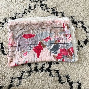 kate spade world map scarf
